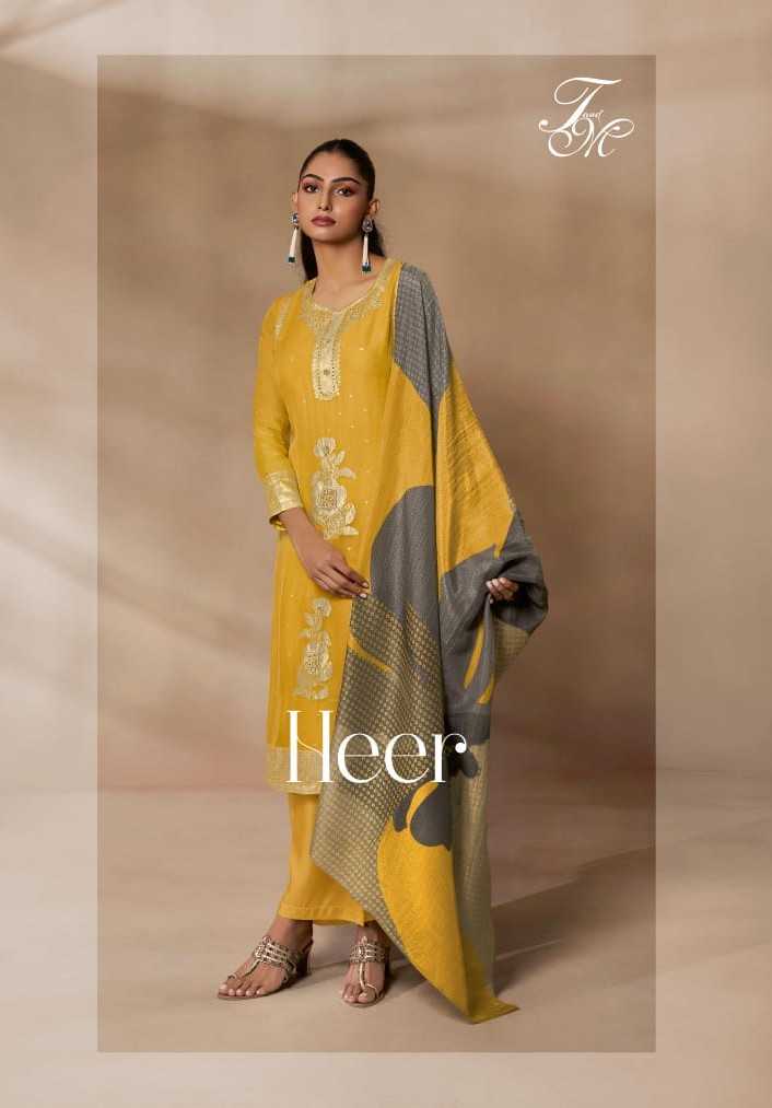 t&m heer traditional wear unstitch salwar kameez with digital print dupatta