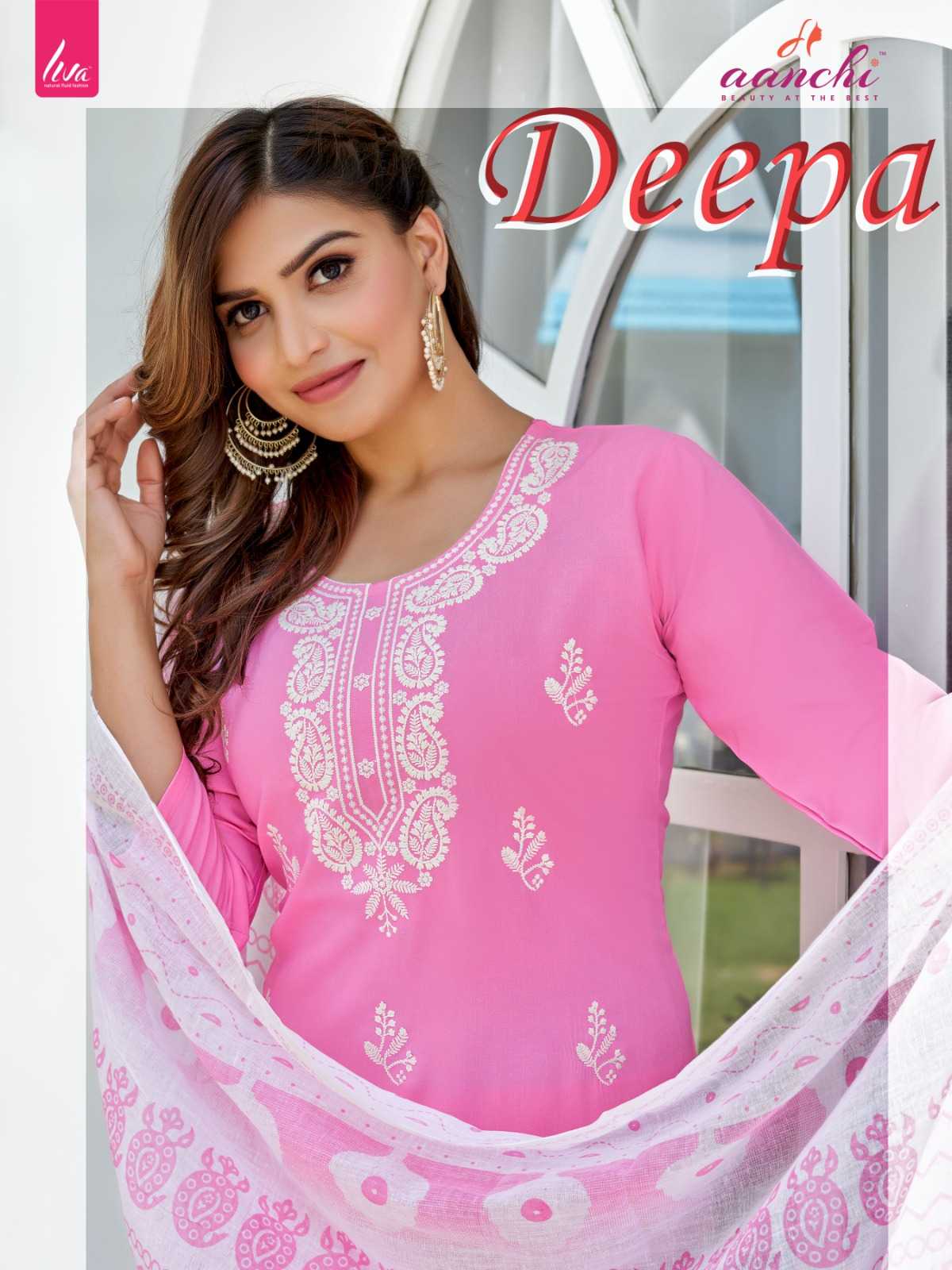 aanchi kurtis presents deepa full stitch casual wear rayon salwar kameez