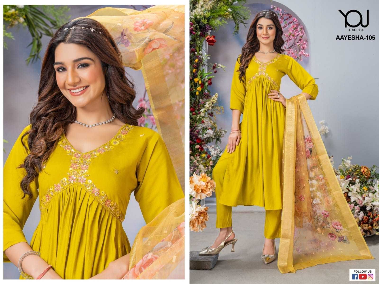 aayesha by wanna stylish readymade aliya cut roman silk salwar kameez