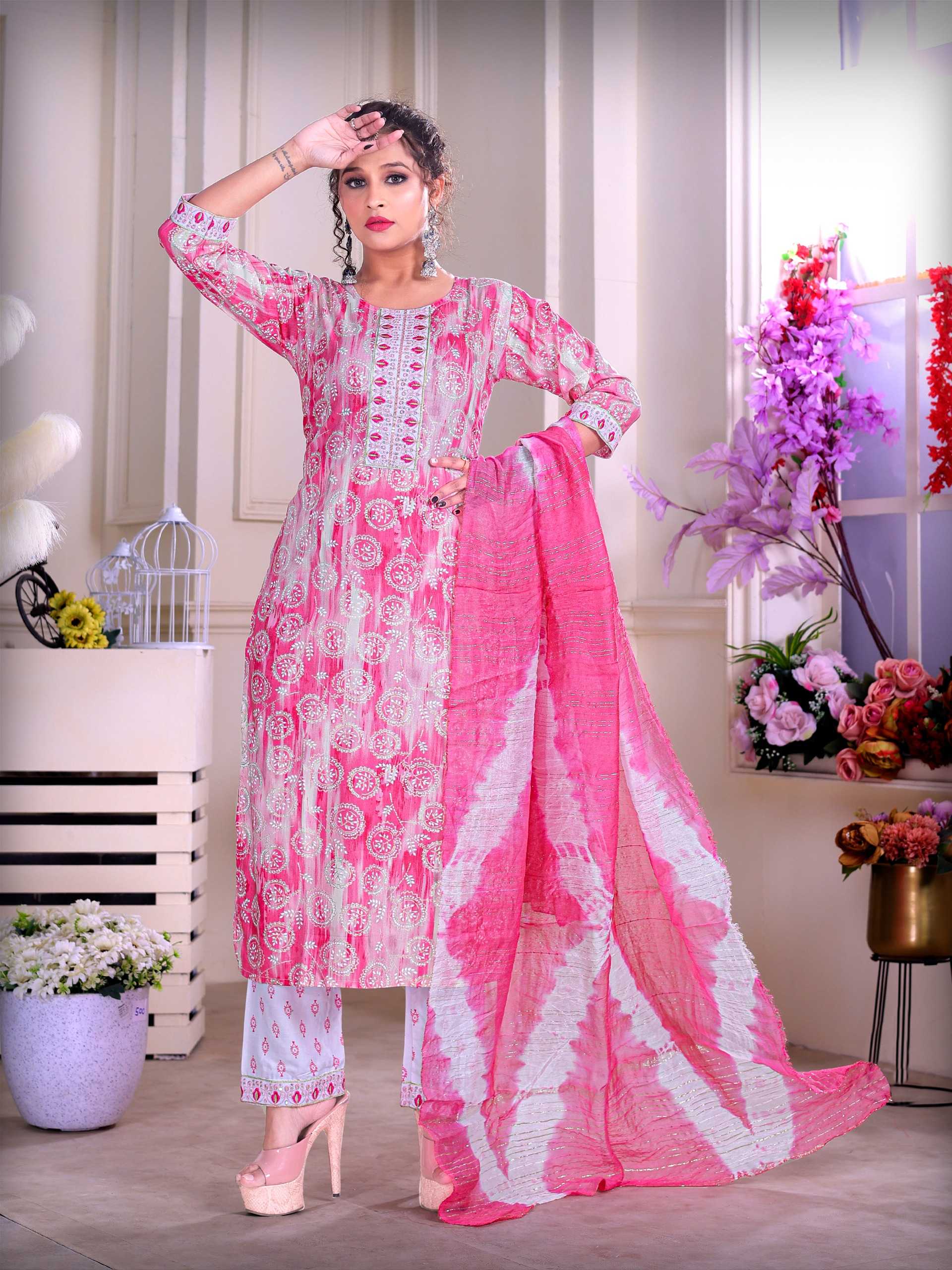 krishna trendz presents anokhi vol 1 rayon print fancy full stitch salwar kameez 