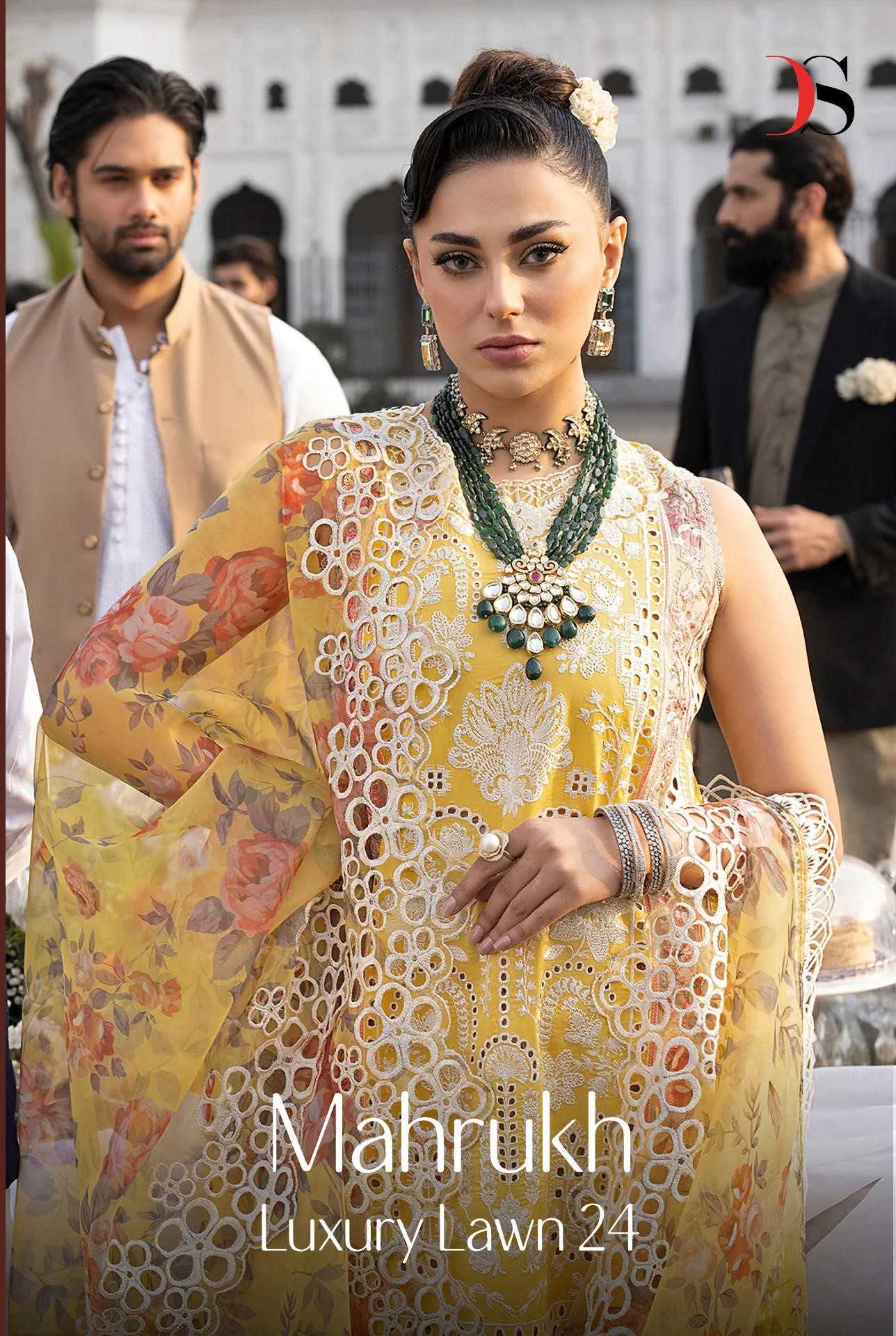 mahrukh lawn 24 by deepsy suits fancy cotton solid design pakistani salwar suit