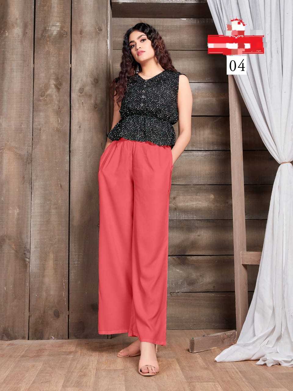 pr kavya regular wear premium rayon fancy fully stitch plazzo catalog