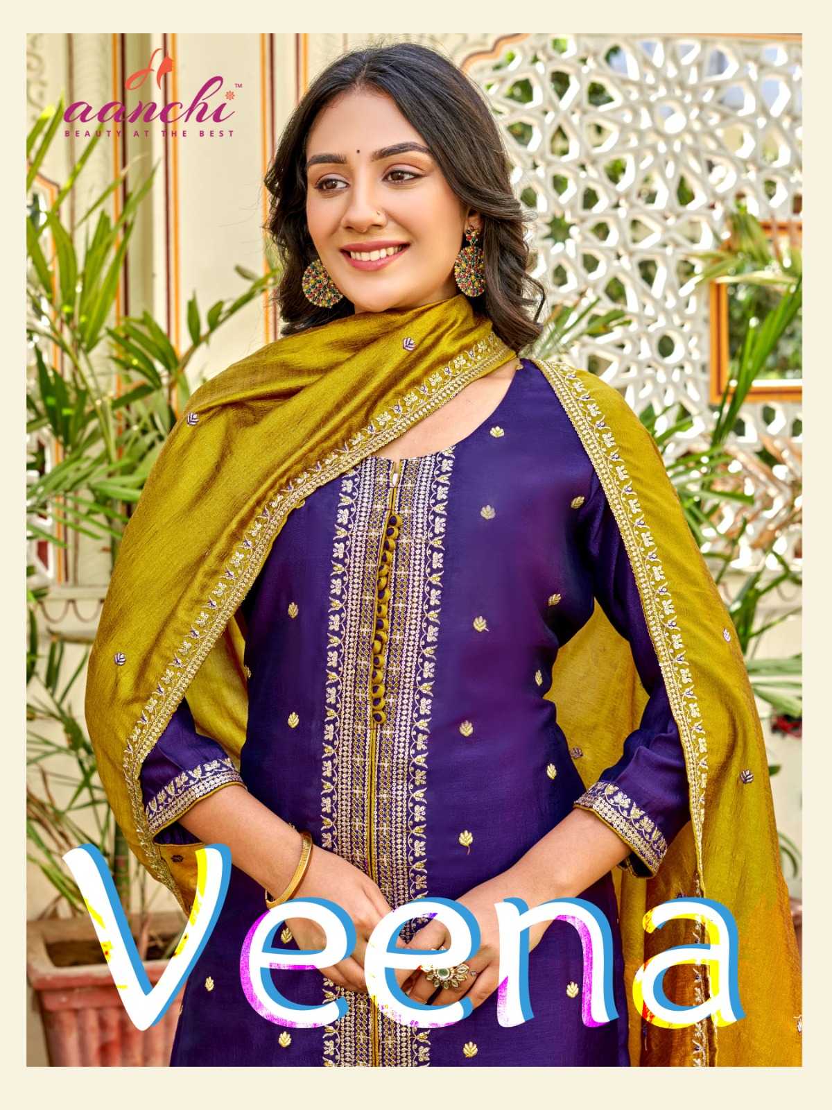  veena by aanchi kurtis readymade vichitra classy look salwar kameez