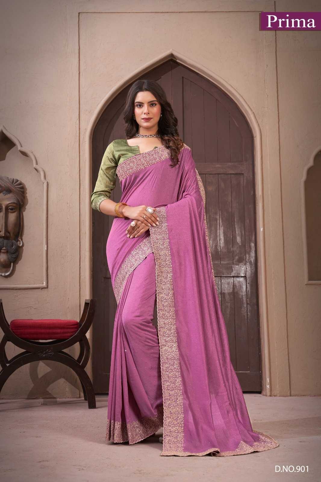 901 to 908  prima lateat vichitra blooming fashionable design fancy saree exports 