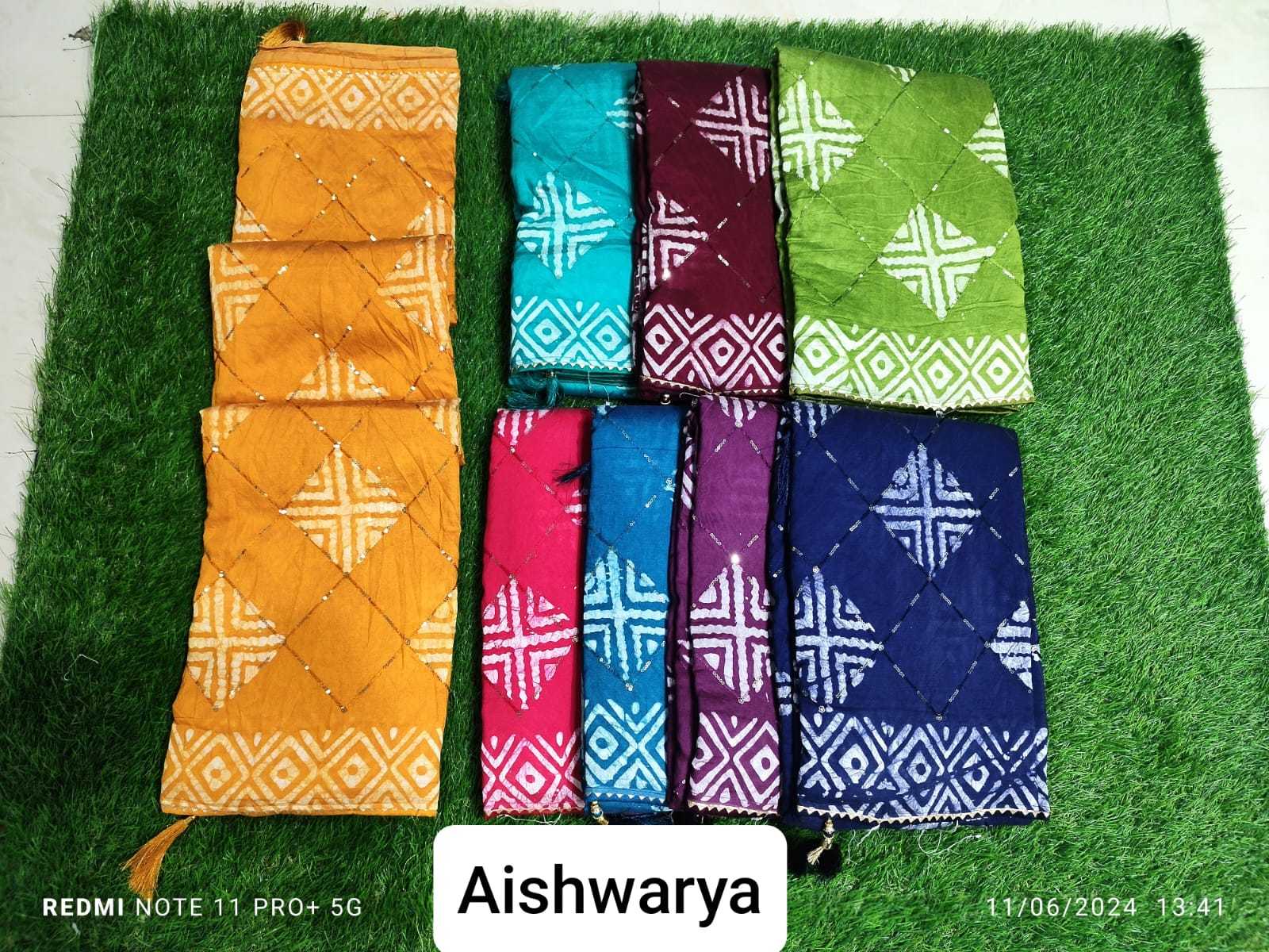 aishwarya by kala silks cotton comfortable hand batik print saree supplier 