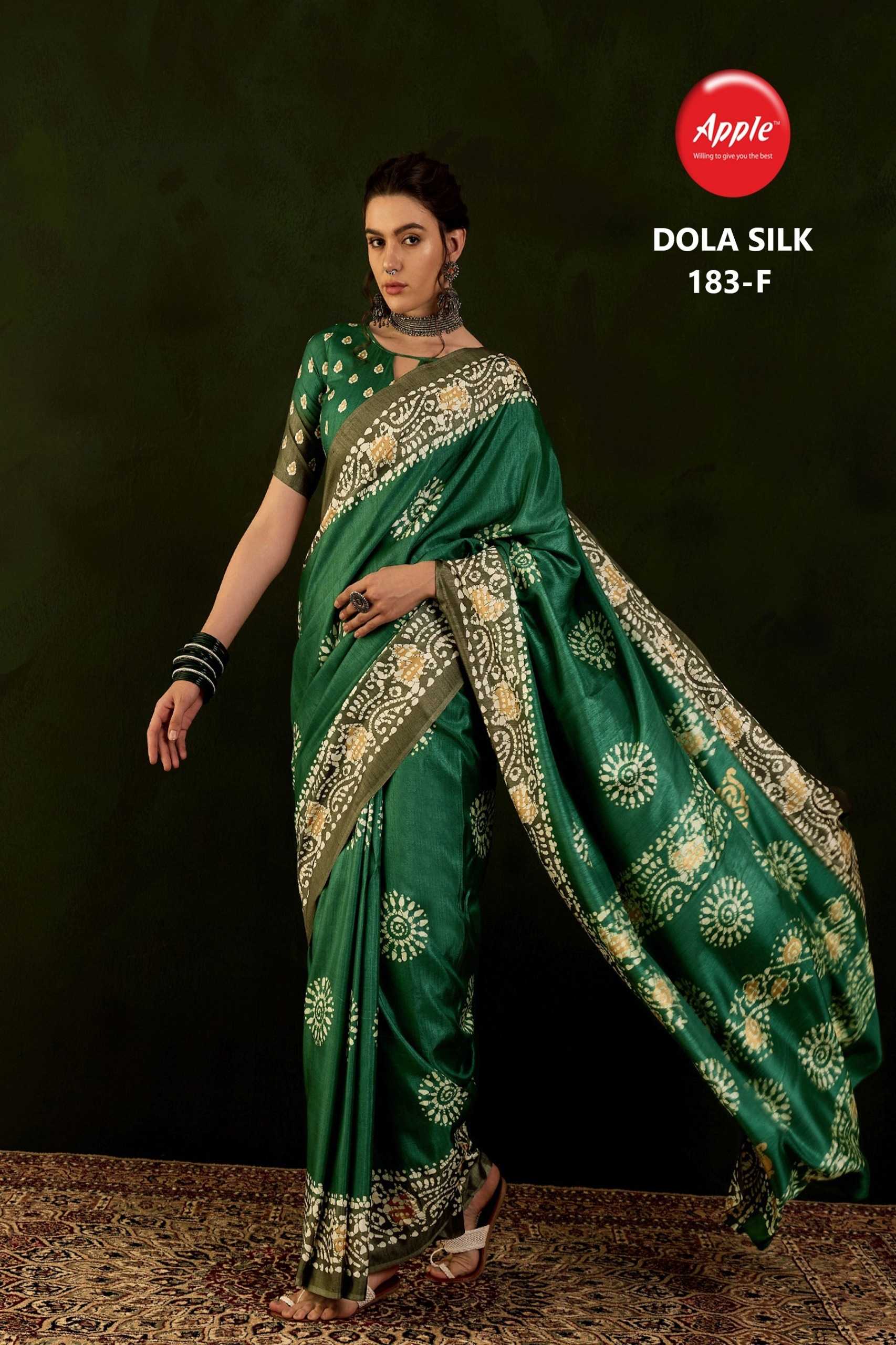 dola silk vol 183 by apple beautiful design fancy sarees exports