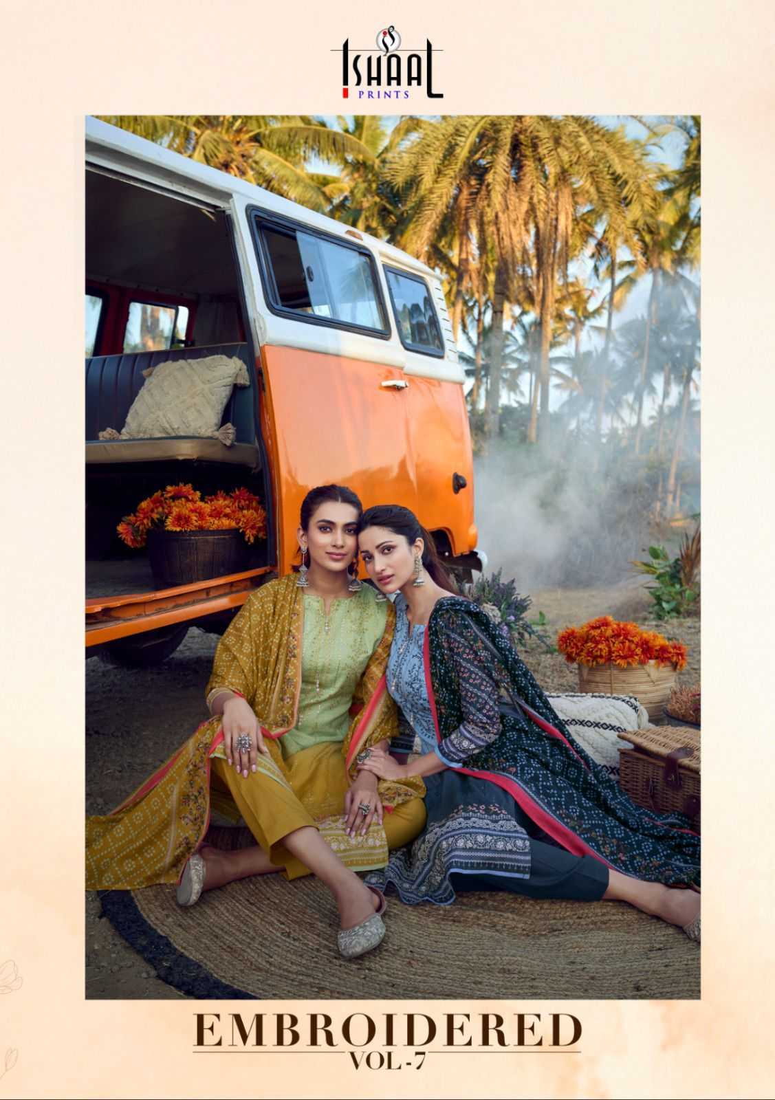 ishaal prints embroidered vol 7 pakistani lawn exclusive pakistani fully stitch salwar suit