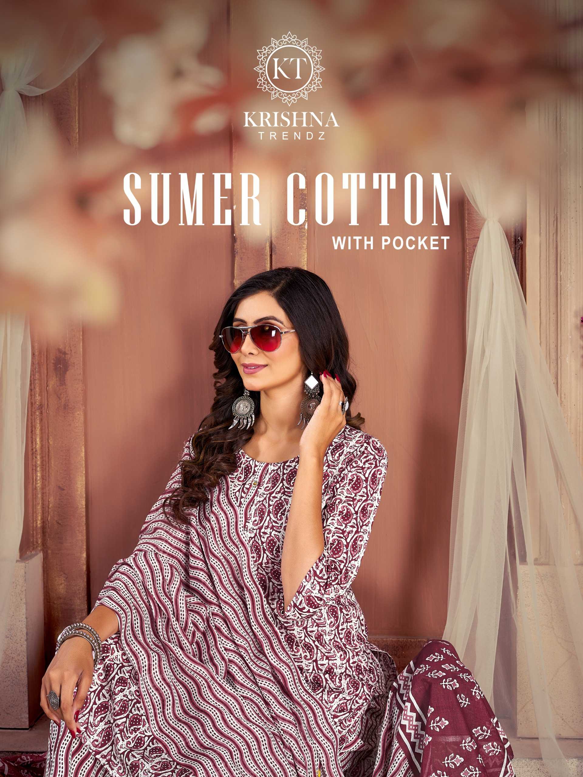 krishna trends sumer cotton vol 1 new design cotton jaipuri print full stitch salwar kameez