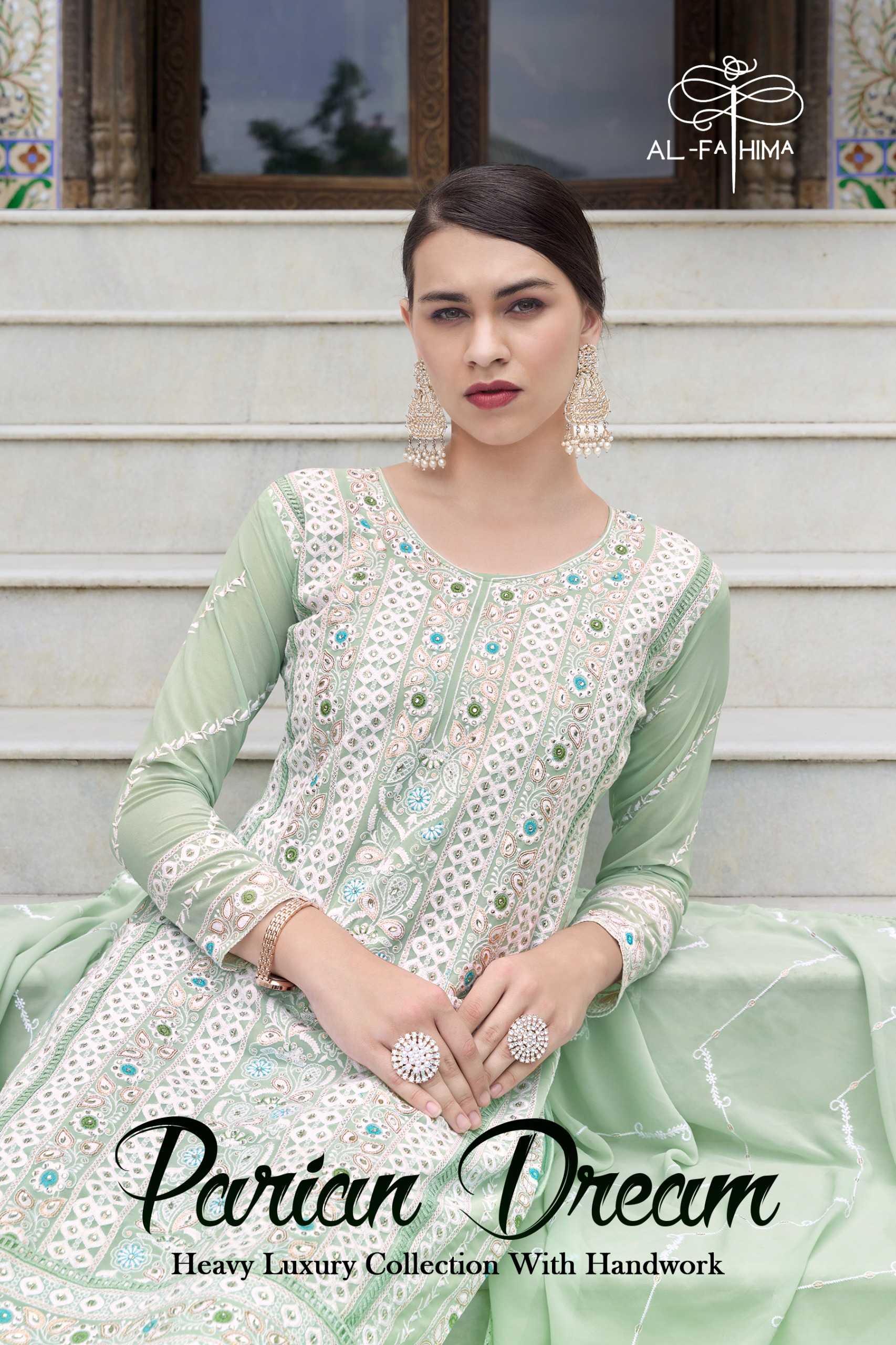 pr parian dream hit design georgette heavy embroidery work readymade pakistani 3pcs dress