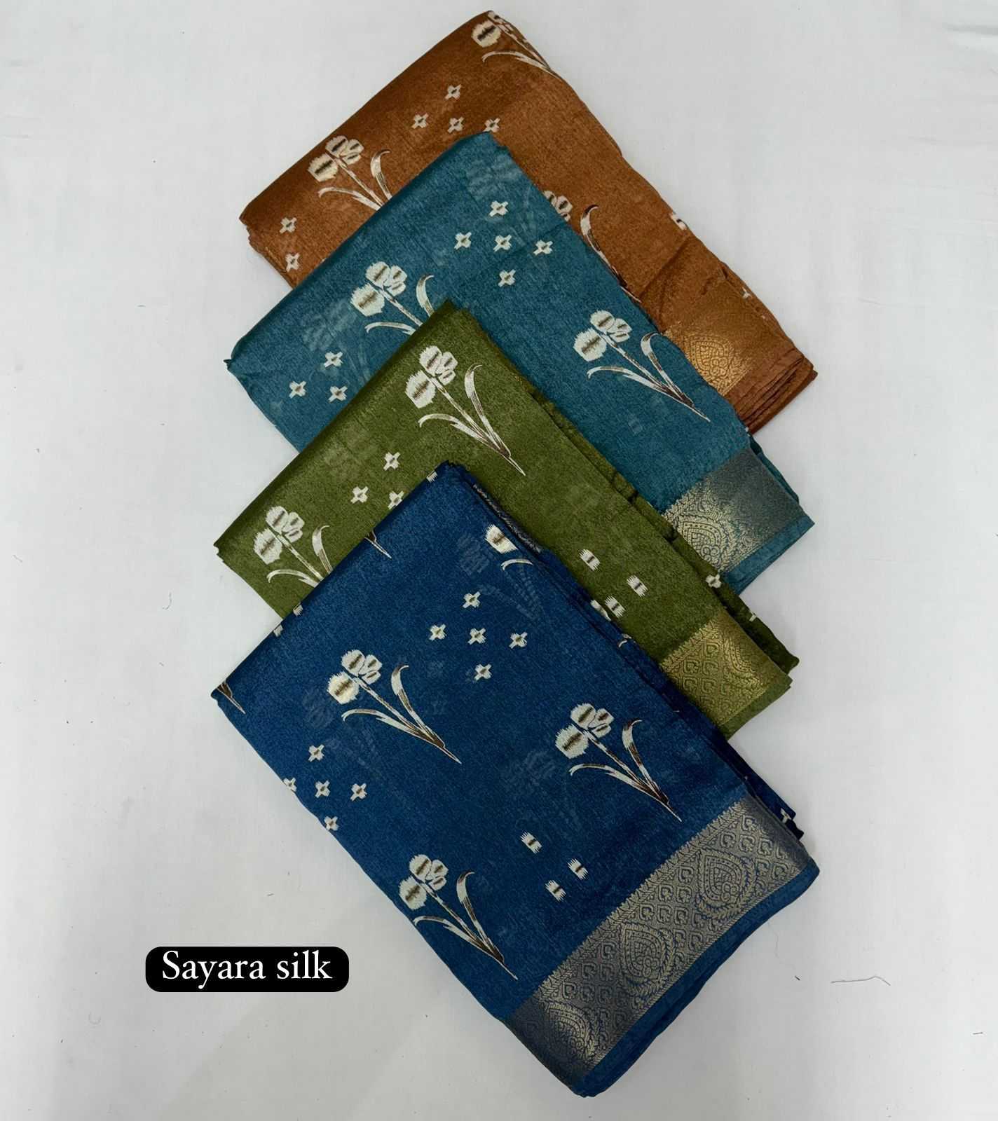 pr sayara silk jari jacquard cotton comfortable fancy daily wear saree supplier