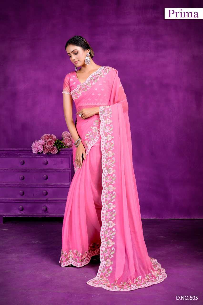 prima 601 to 605 simar fabric amazing designer saree online supplier 