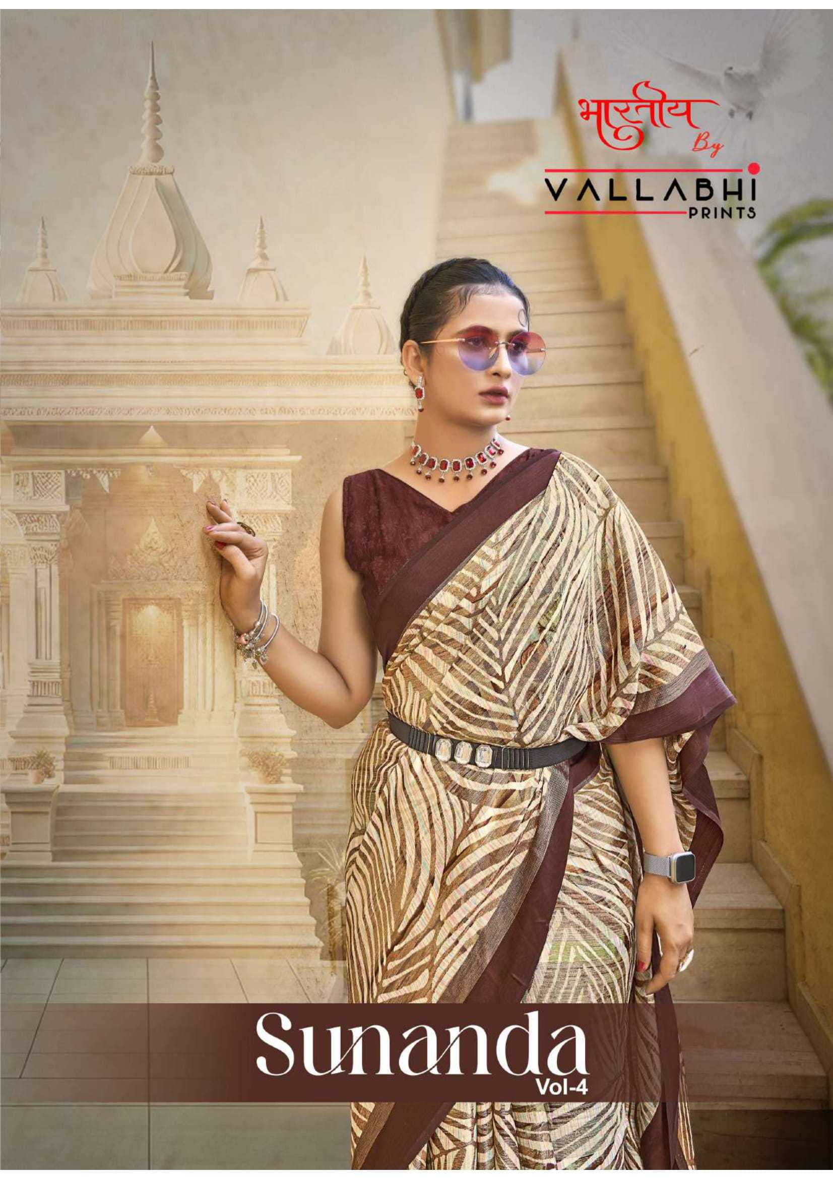 sunanda vol 4 by vallabhi prints 161032-161037 series traditional wear brasso 