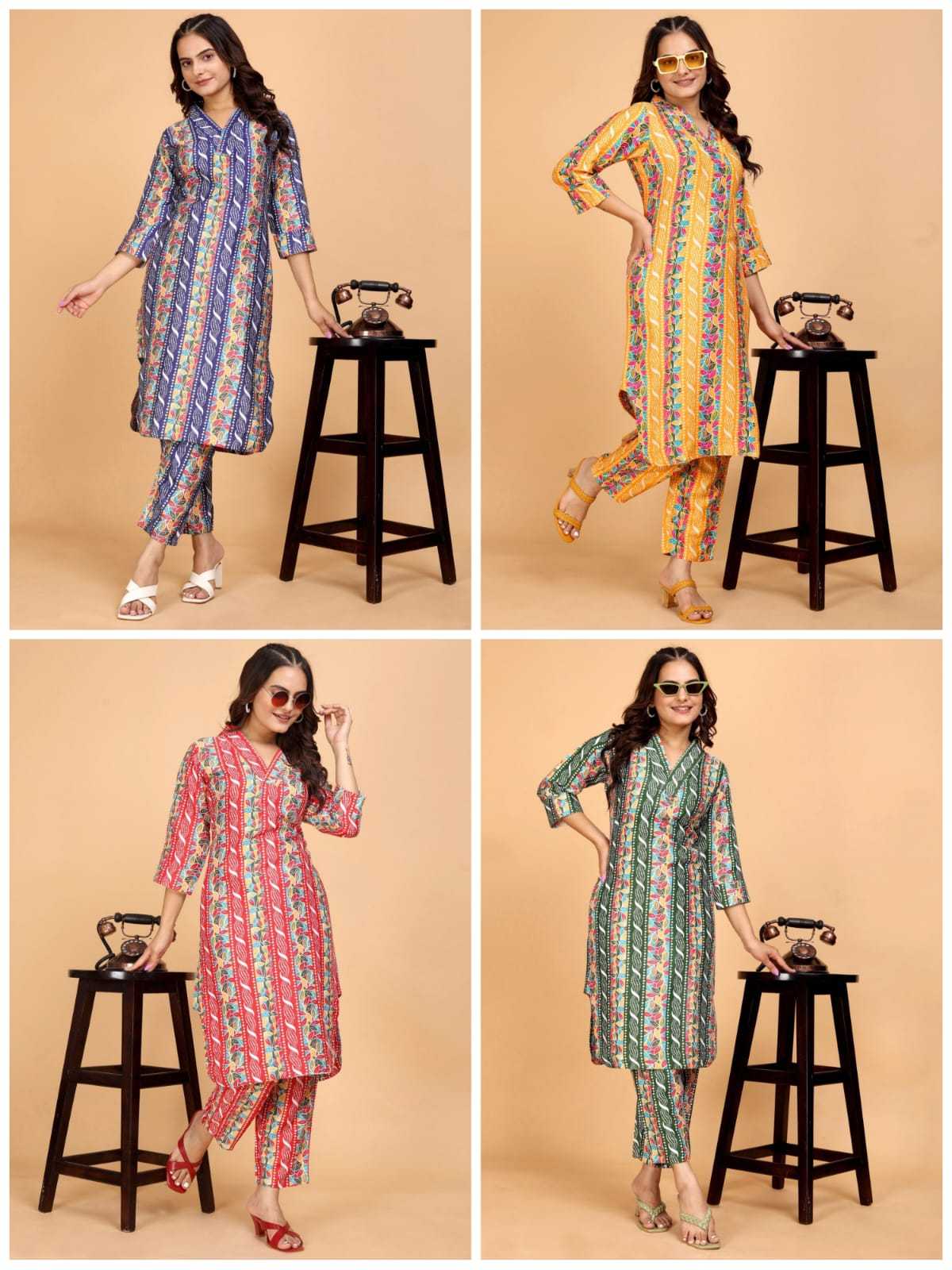 9star aarika fancy designer d jam fabrics with digital print fancy designer readymade kurti with bottom	