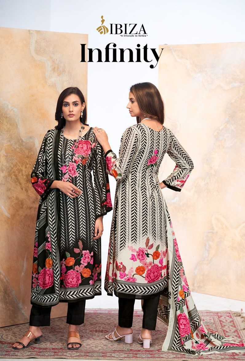 ibiza infinity muslin digital print modern pakistani salwar kameez 