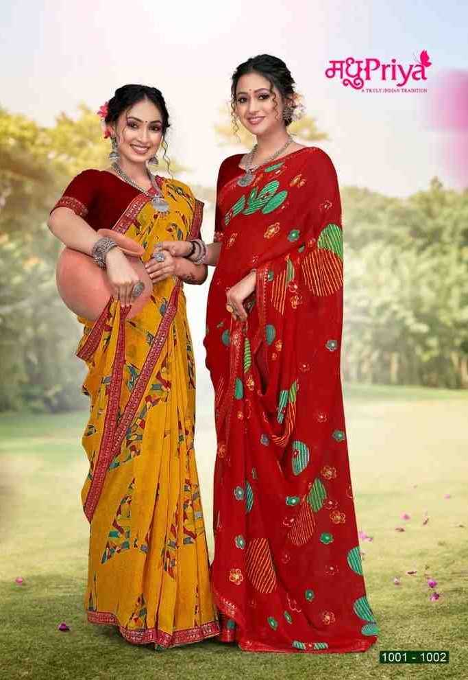 madhupriya sooryavanshi vol 9 latest design daily wear saree supplier 