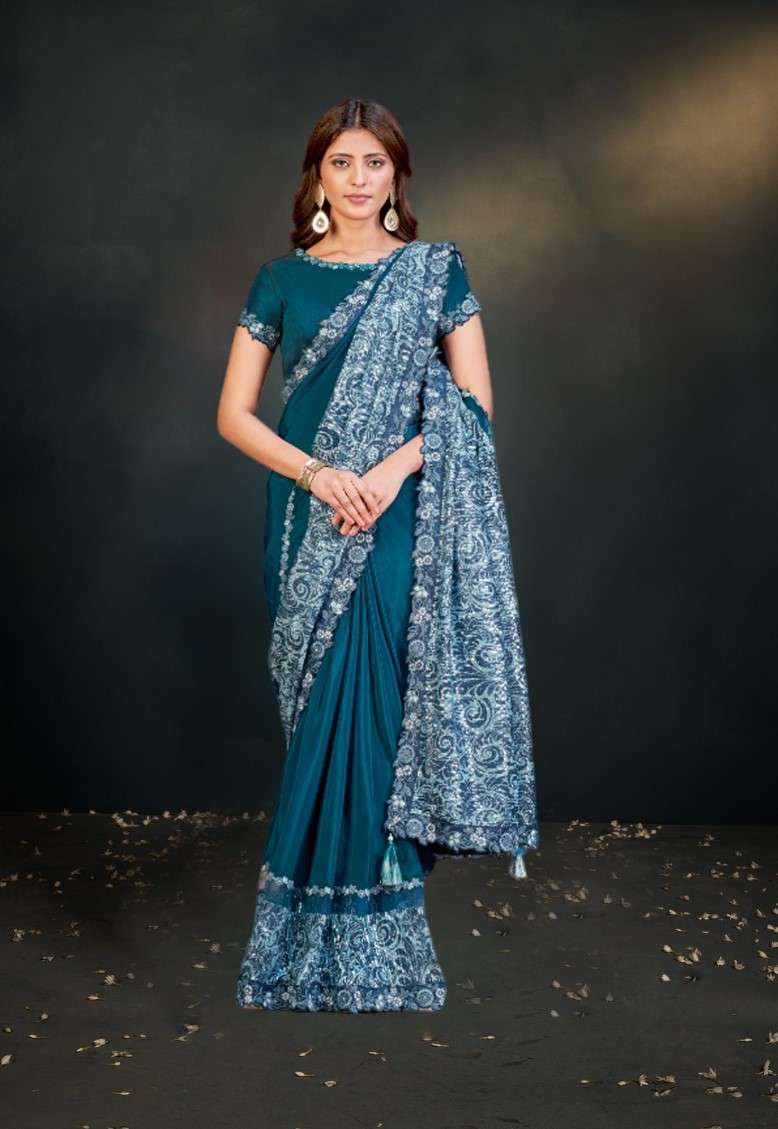 mahotsav mohmanthan dayita 23100 series designer sarees with stitched blouse