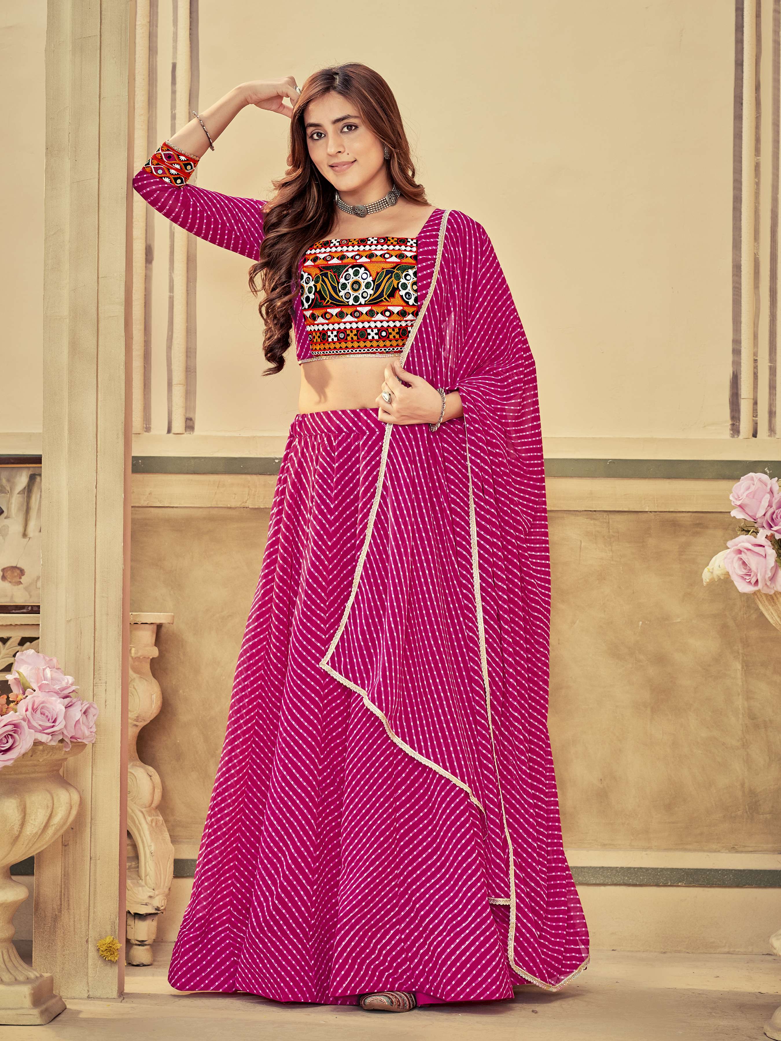 PR 9STAR NEW LUNCHING RAAS LEELA VOL-1 NAVRATRI CHANIYA CHOLI LEHERIYA STYEL COLLECTION 