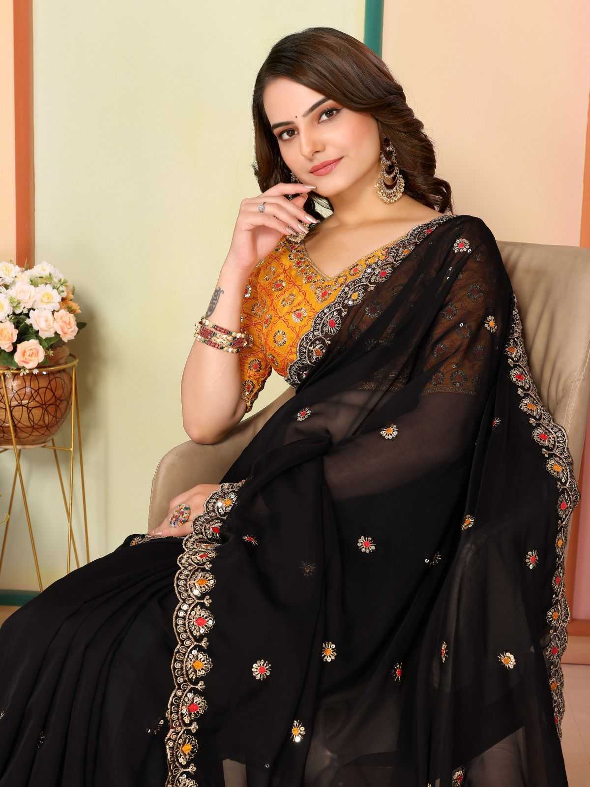 pr bhavani sarees pretty look fancy organza saree exports 