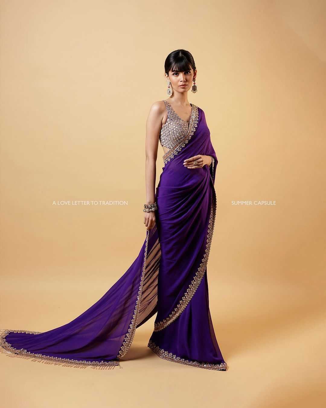 pr kc 2001 georgette beautiful bollywood designer Saree Collection 