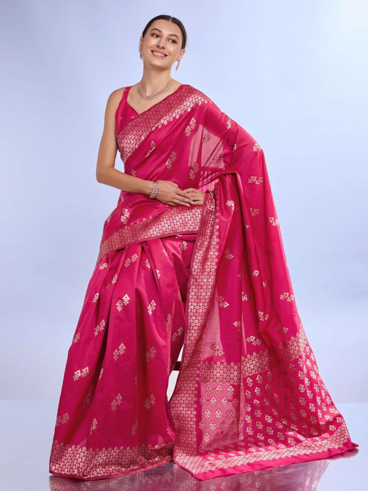 pr magic vol 334 attractive design lichi kota silk saree with blouse 