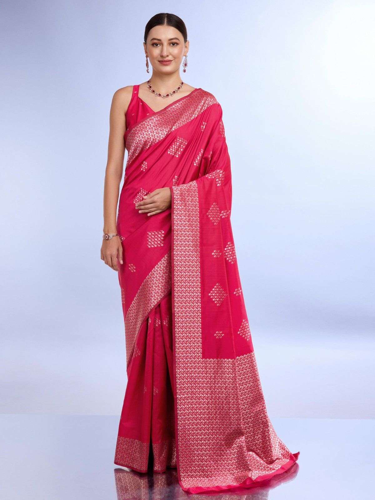 pr magic vol 403 colour edition lichi silk saree wholesaler 