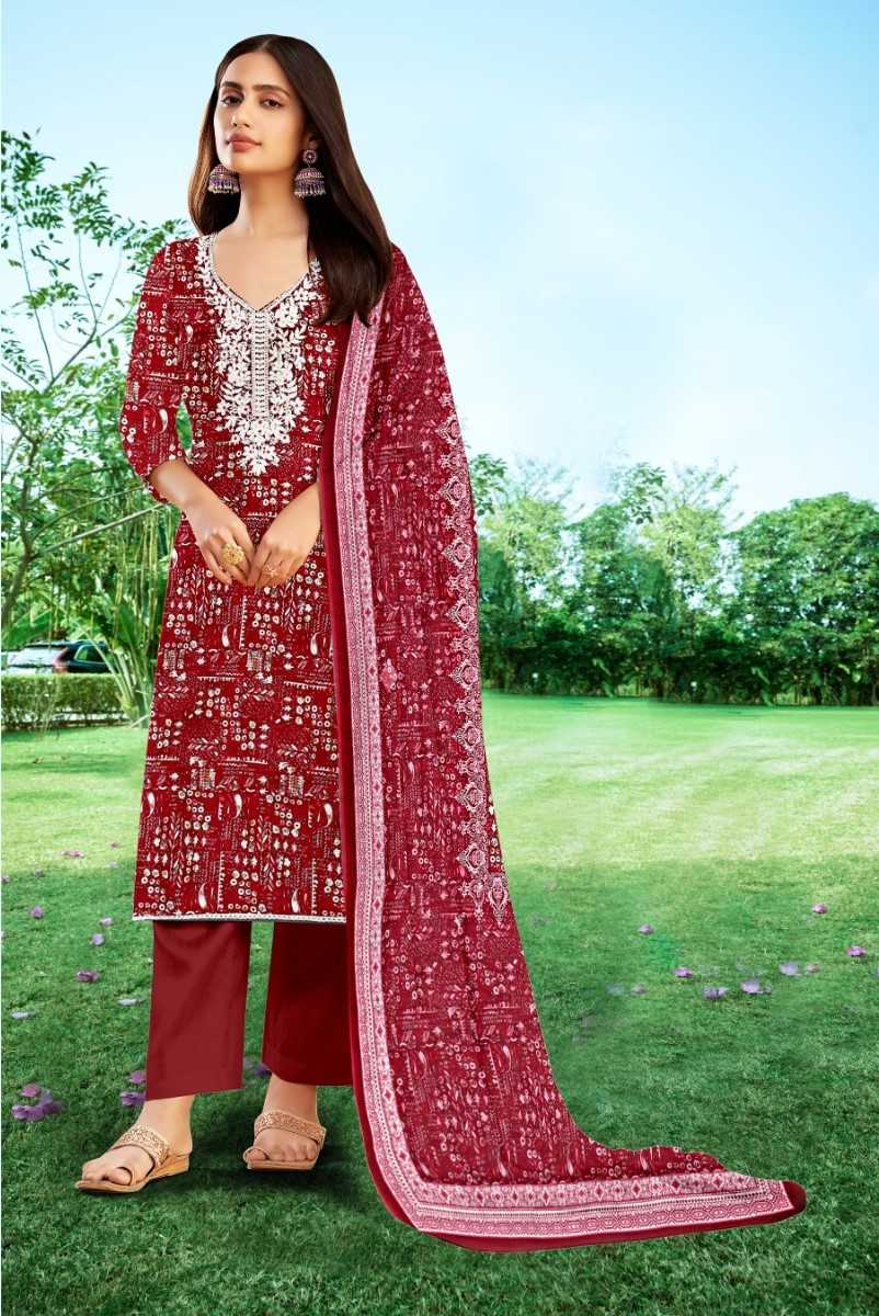 radhika fashion jasmine cotton super hit design pakistani salwar kameez 