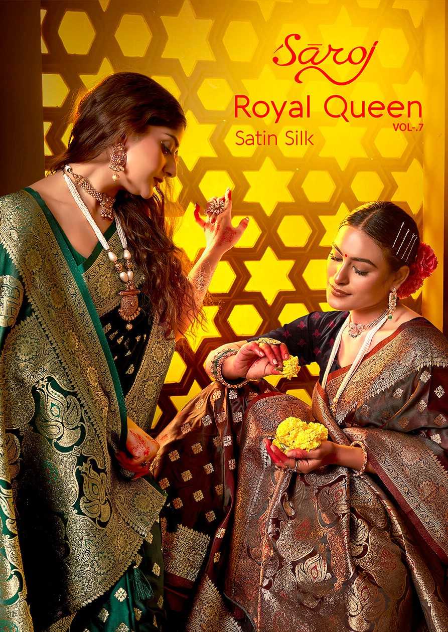 Saroj Royal Queen vol.7 satin silk