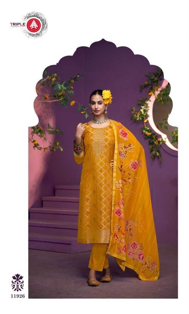 triple a kaaveri edition vol 2 viscose diamond work suits