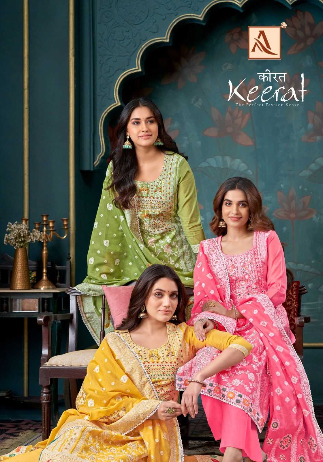 alok keerat hit design weave jacquard modern unstitch salwar kameez 