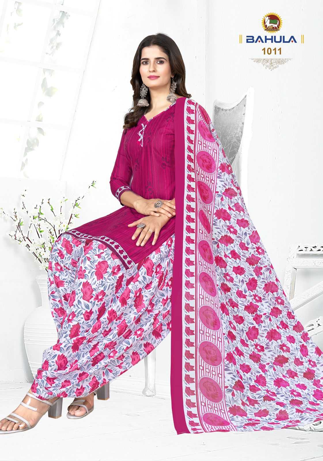 bahula mumal vol 3 cotton print readymade patiyala salwar kameez 