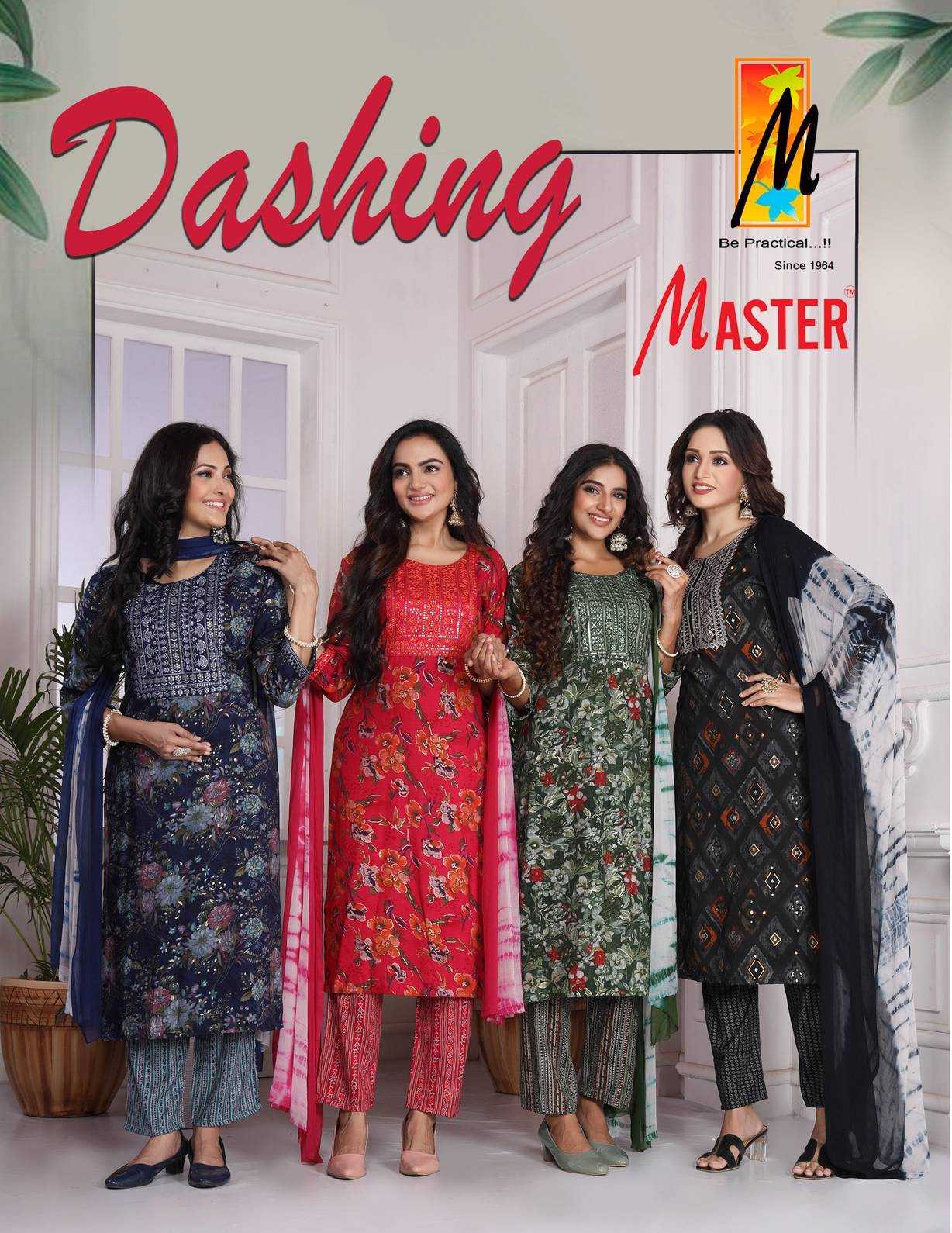 dashing by master capsule print fully stitch pretty look salwar kameez 