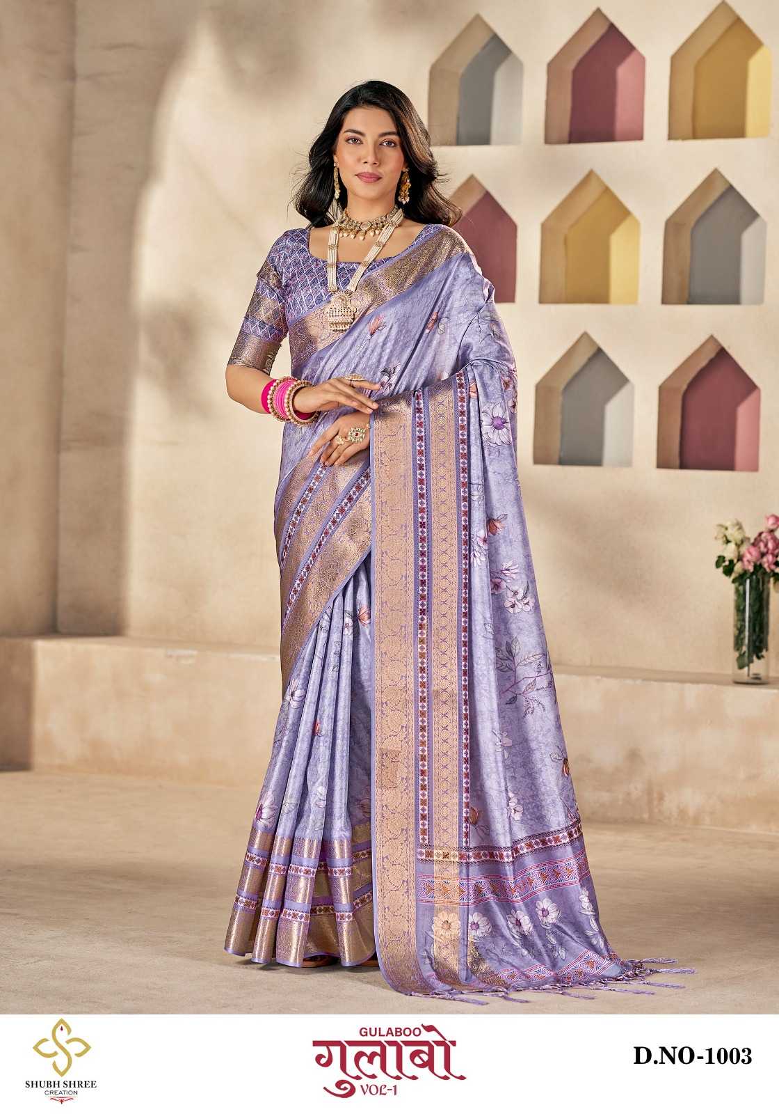 gulabo vol 1 by shubh shree creation rich silk fancy saree for women 