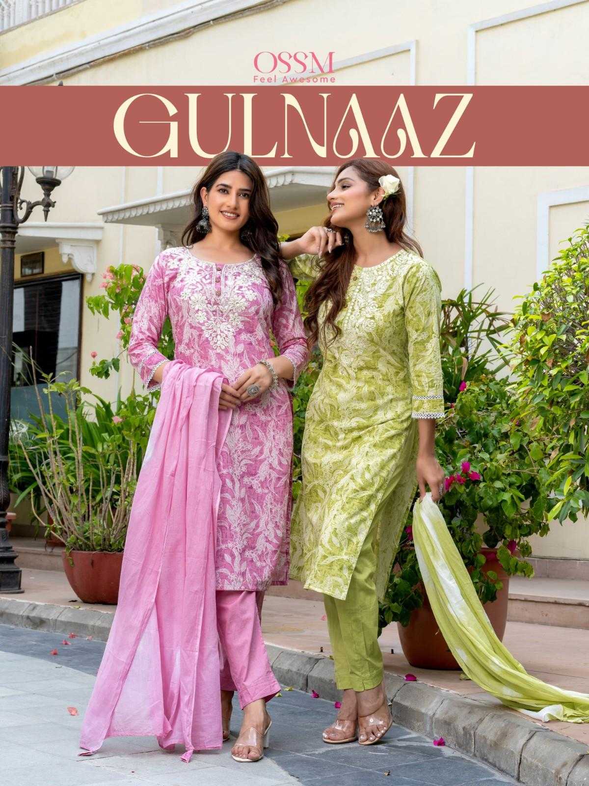 gulnaaz by ossm flex print readymade pretty look chikankari salwar suit