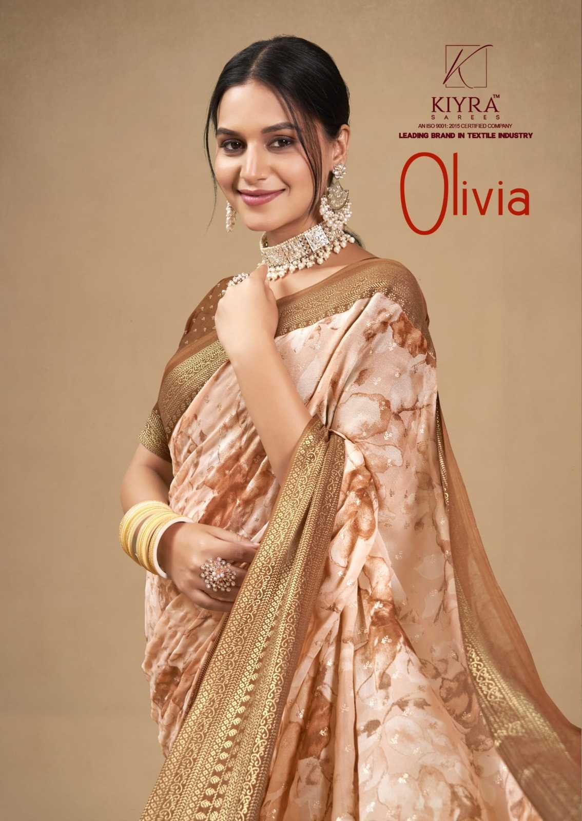 kiyra saree olivia classic look printed women saree 