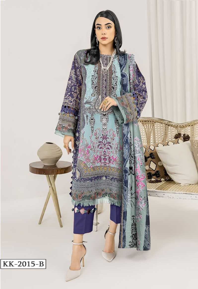 kk 2015 by kross kulture embroidery work cotton pakistani suits