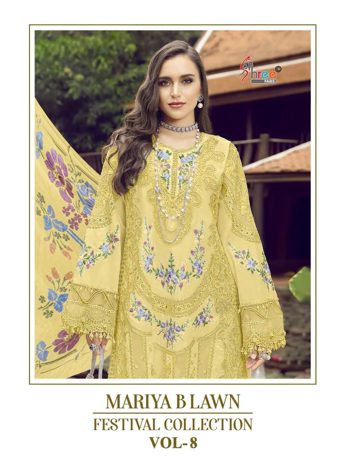 mariya b lawn festival colloction vol 8 by shree fabs cotton pakistani dress