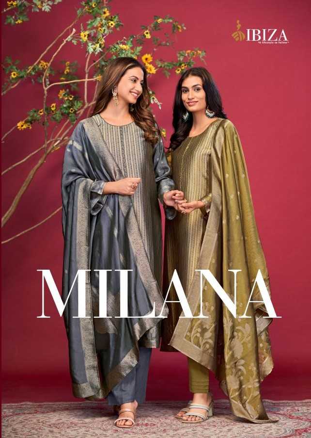 milana by ibiza banglory silk stylish salwar suits collection