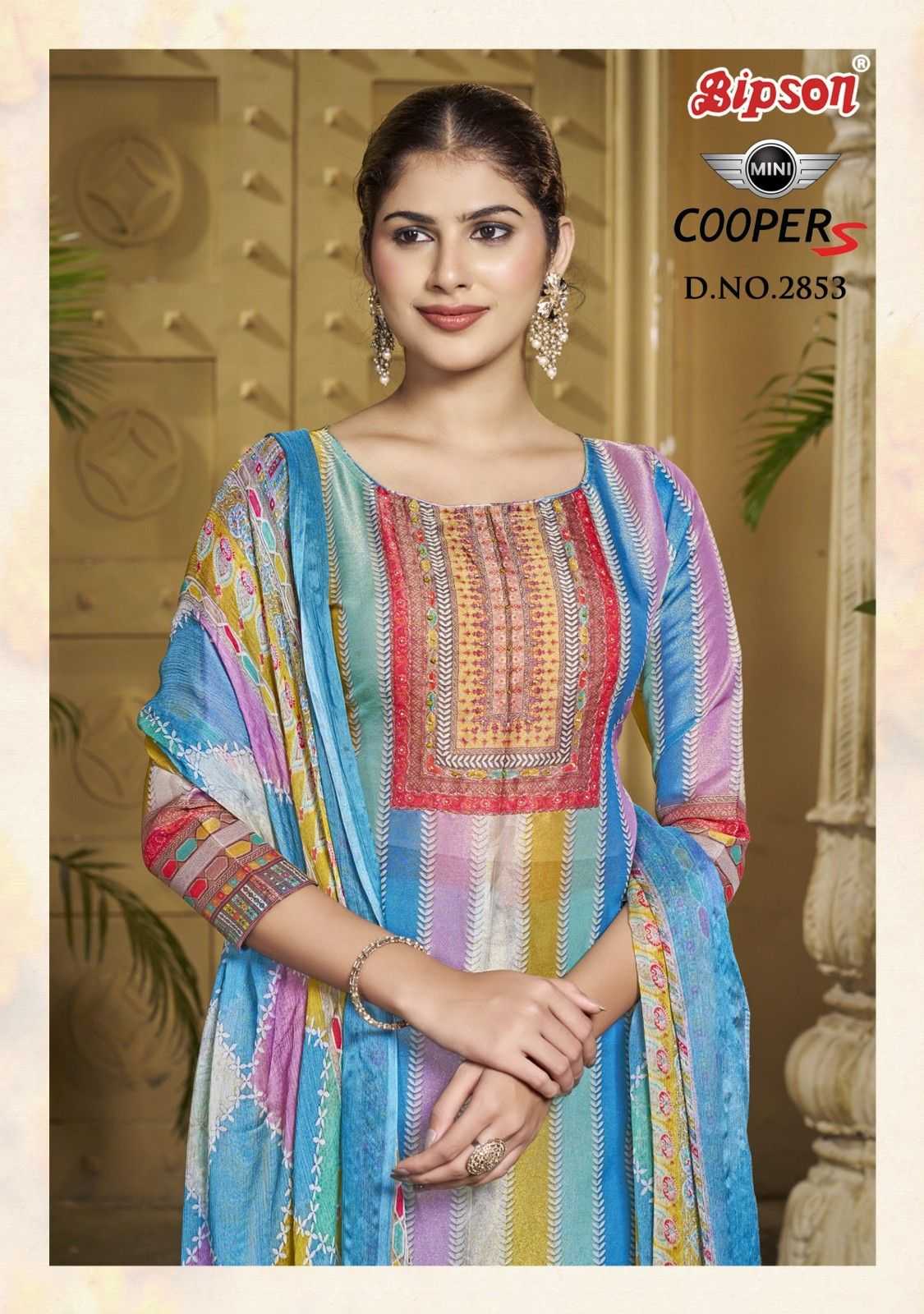 mini coopers 2853 by bipson fashion simmer digital print suits