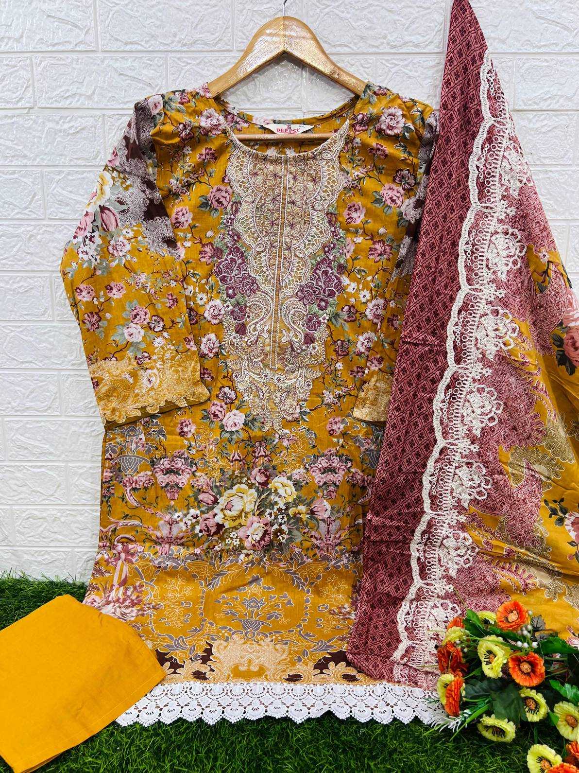 niddle wonder premium by deepsy suits cotton printed stylish pakistani suits