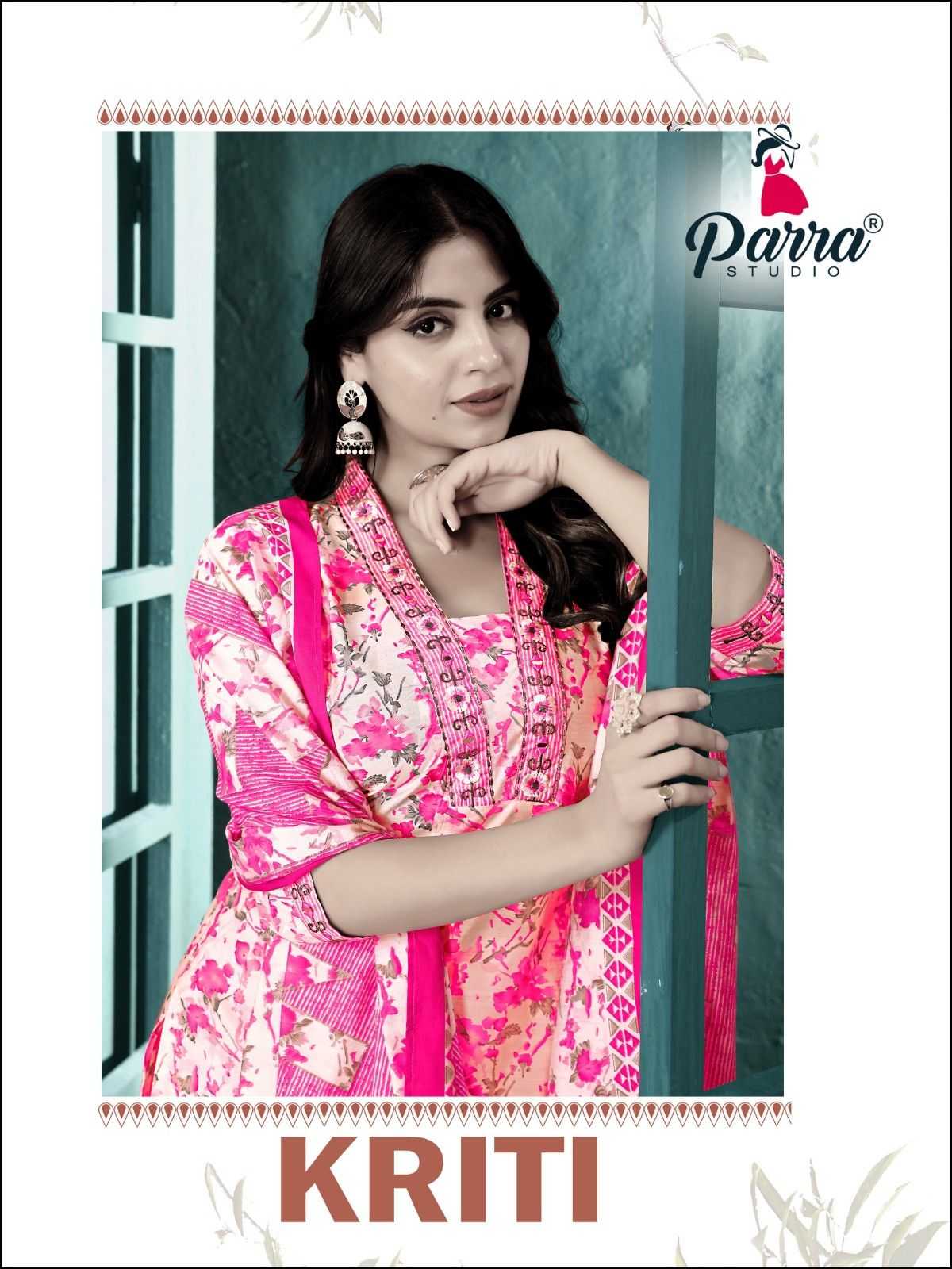 parra studio kriti readymade chanderi print daily wear big size salwar kameez 