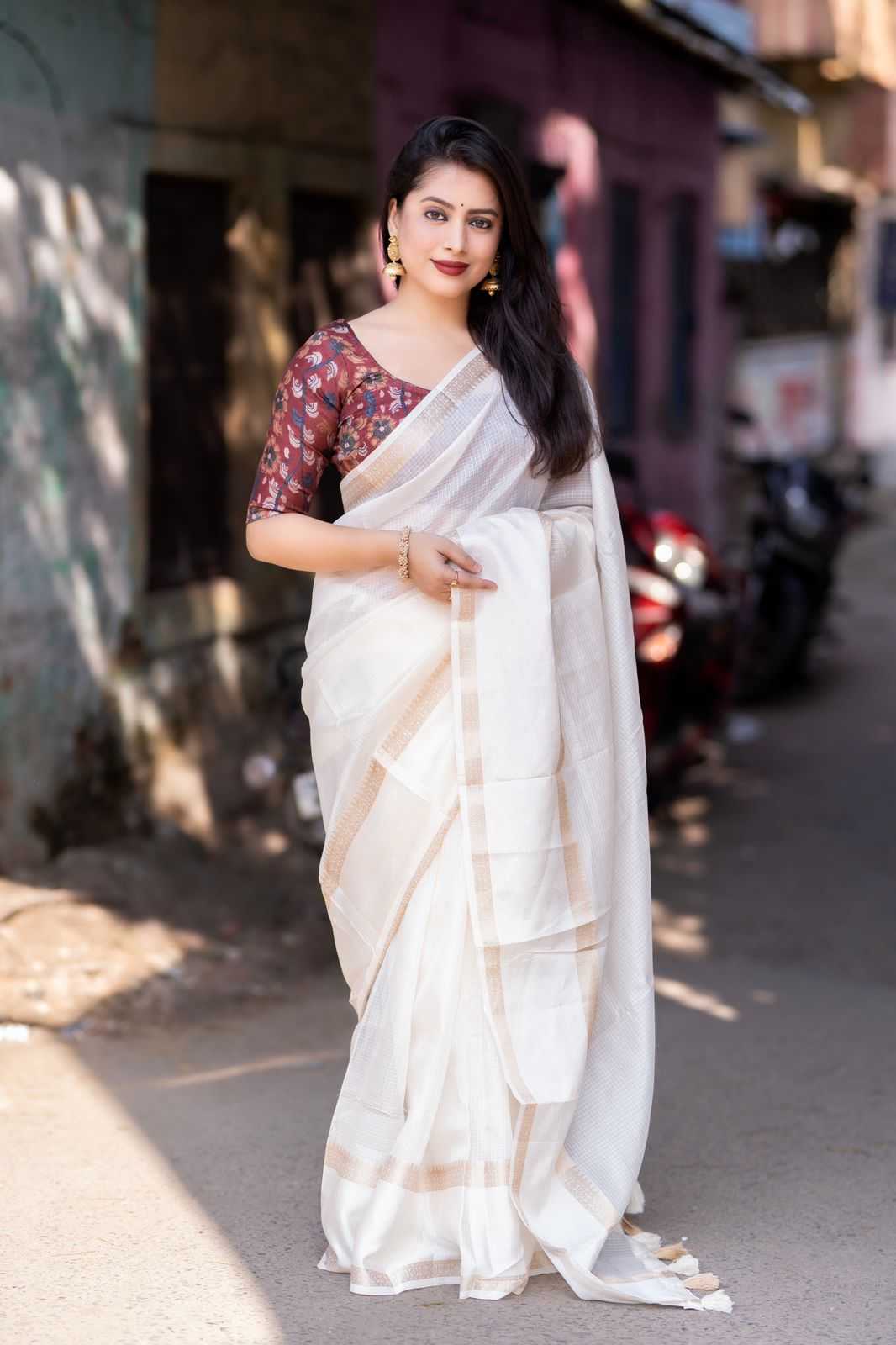 pr kota x kalamkari soft kota silk unique saree collection