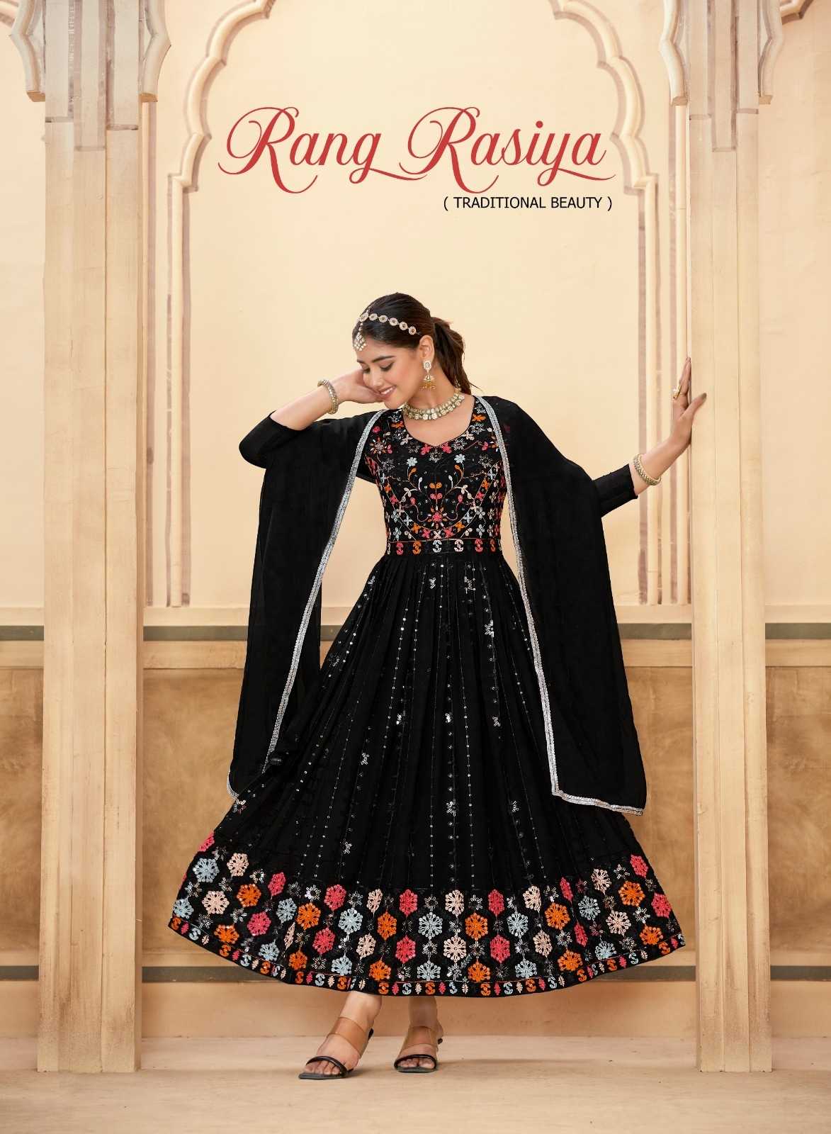 pr rang rasiya unique & fashionable faux georgette ladies suits