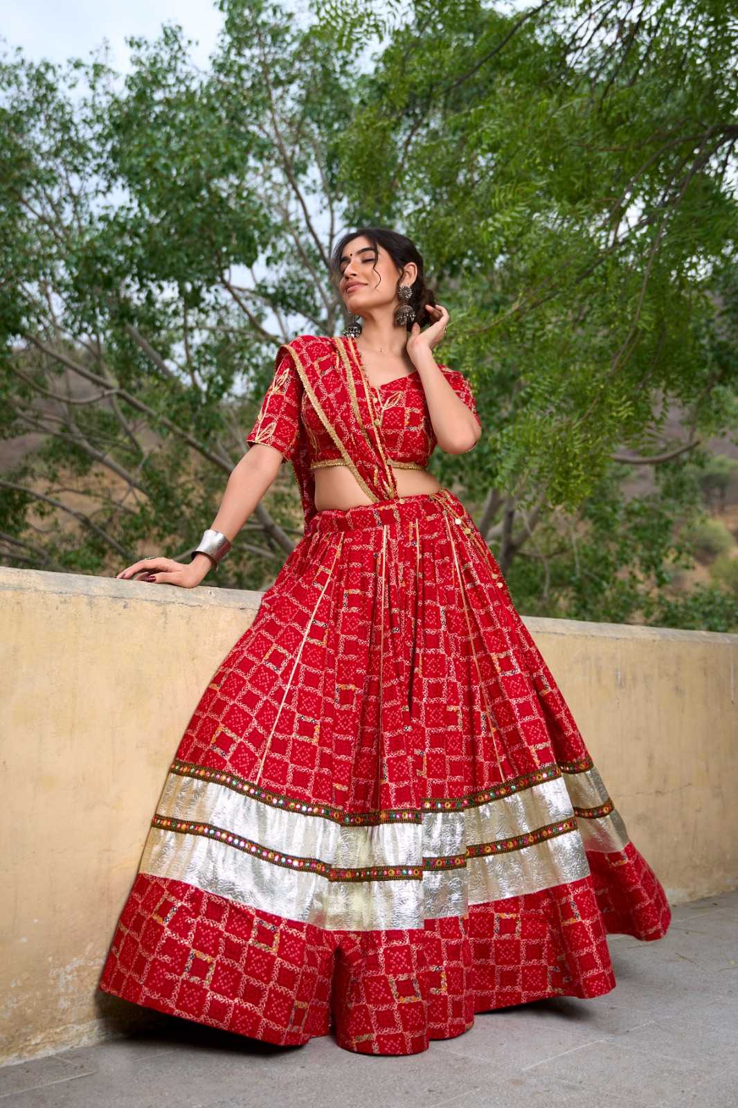 pr sadhika lnb1681 rayon print fully stitch classic navratri lehenga choli 