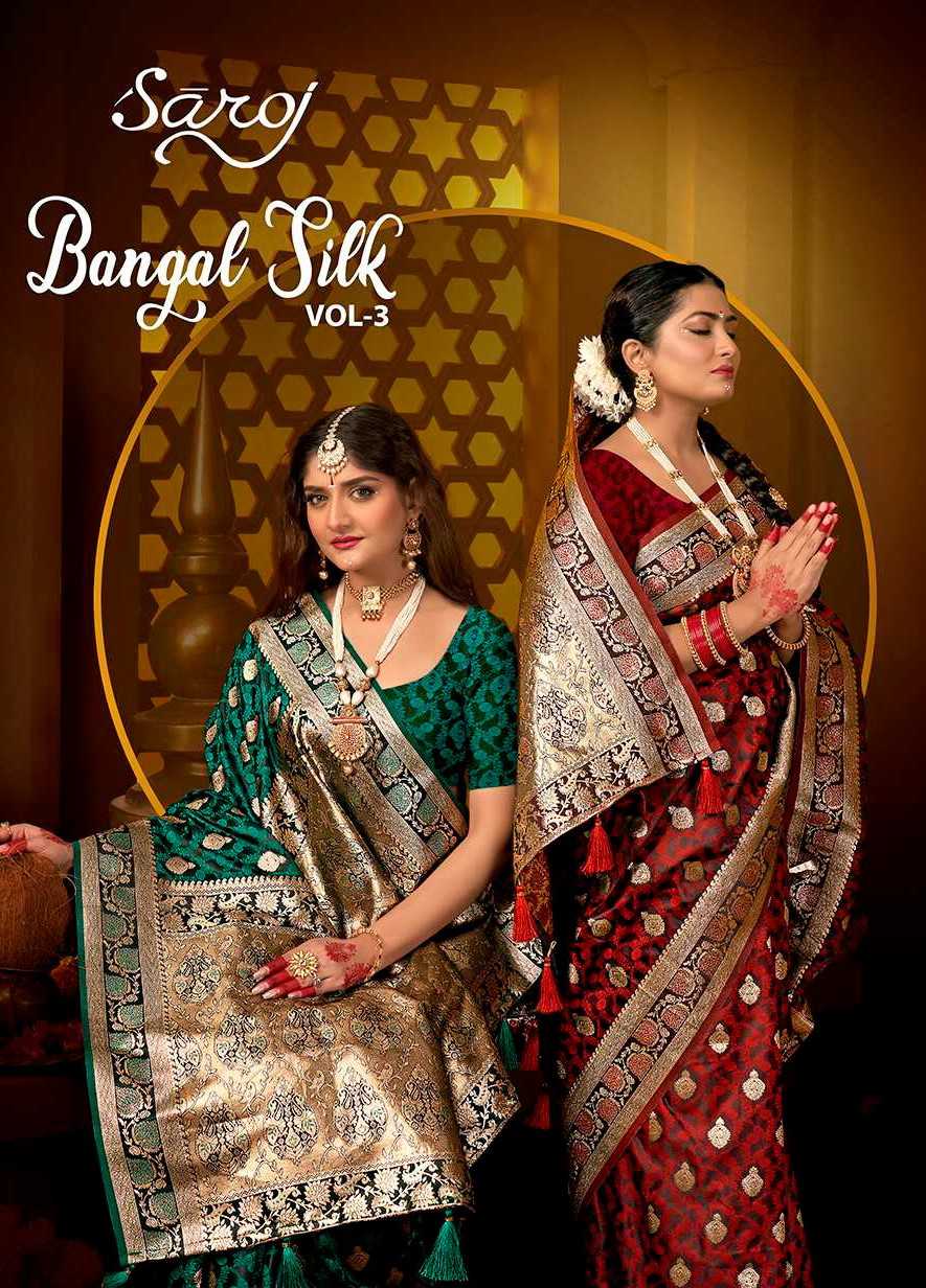 Saroj Bengal Silk vol.3 satin silk 