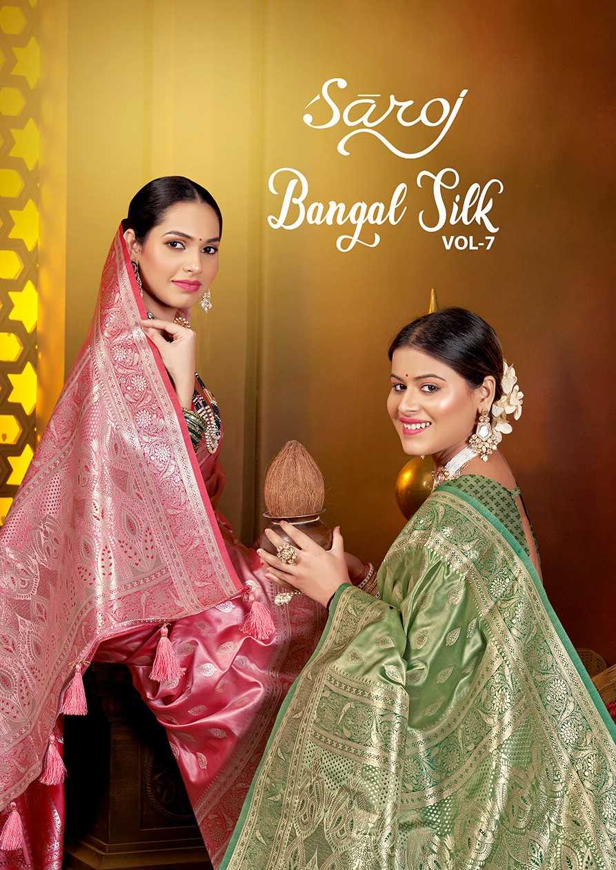 Saroj Bengal Silk vol.7 satin silk 