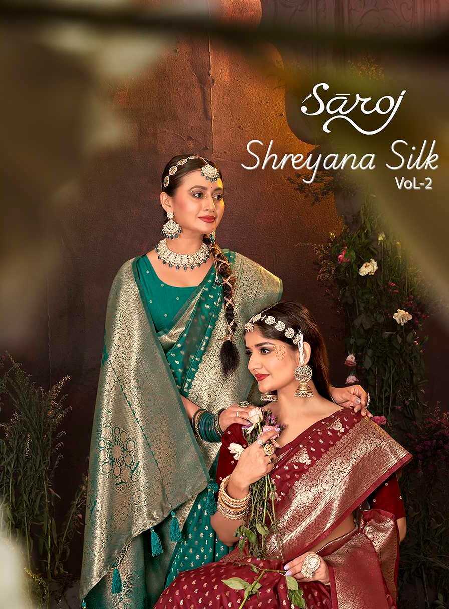 Saroj Shreyana Silk Vol.2 50*600 rich pallu sarees