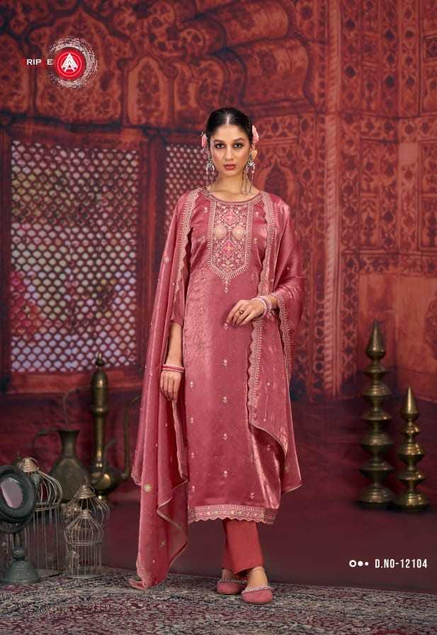 scarlet by triple a berberry silk stylish 3pcs suits wholesaler