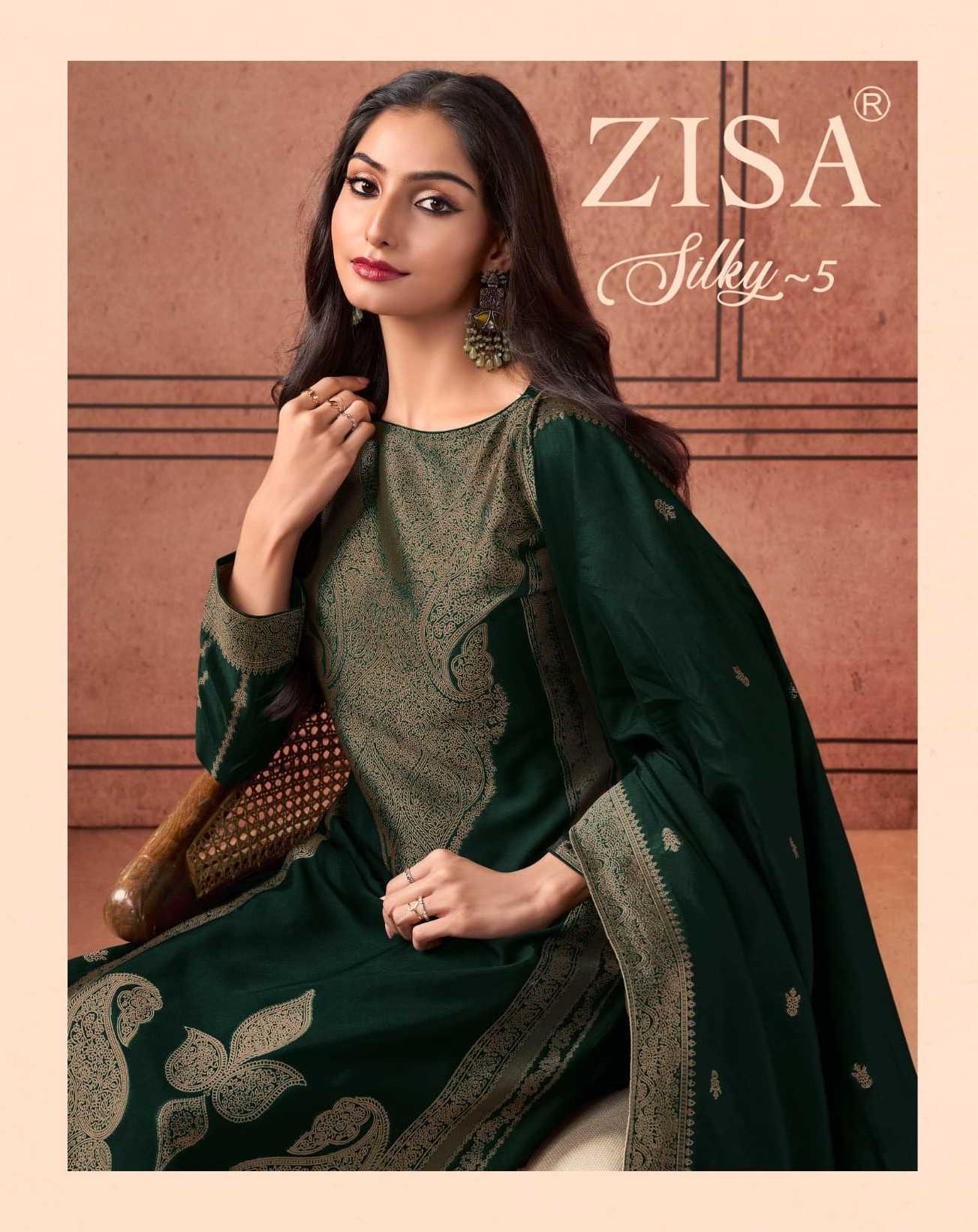 silky vol 5 by zisa meera trendz fullstitch plus size silk trendy suits collection