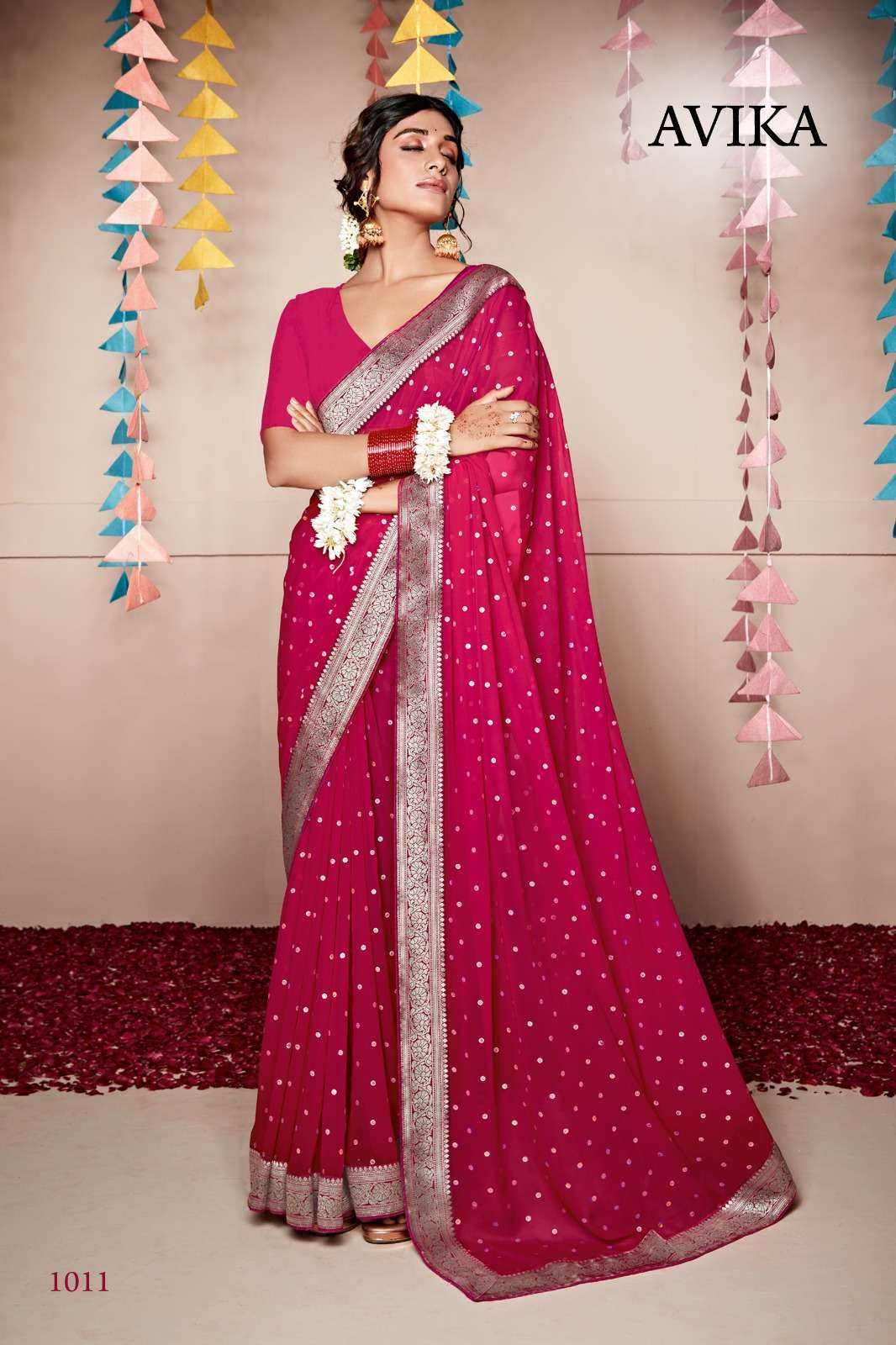 stavan best hits by stavan weightless pattern saree with blouse 