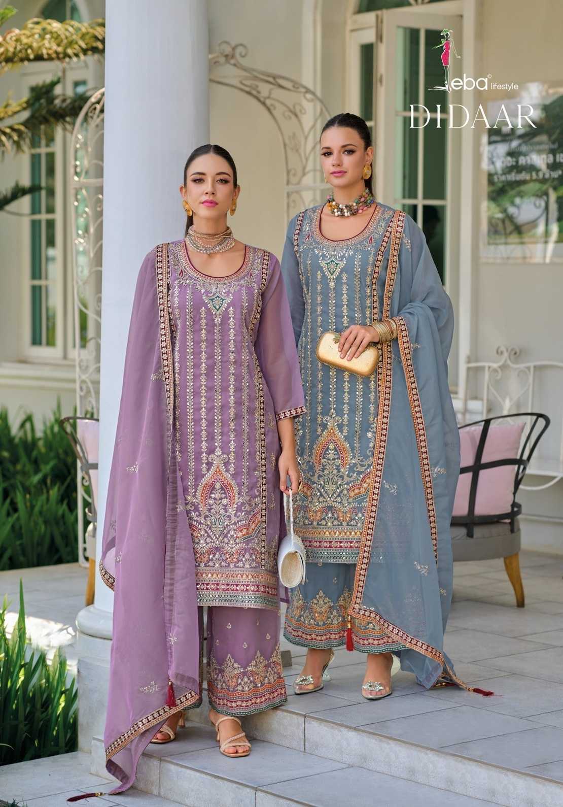 didaar by eba lifestyle simmer readymade designer plazzo salwar suit 